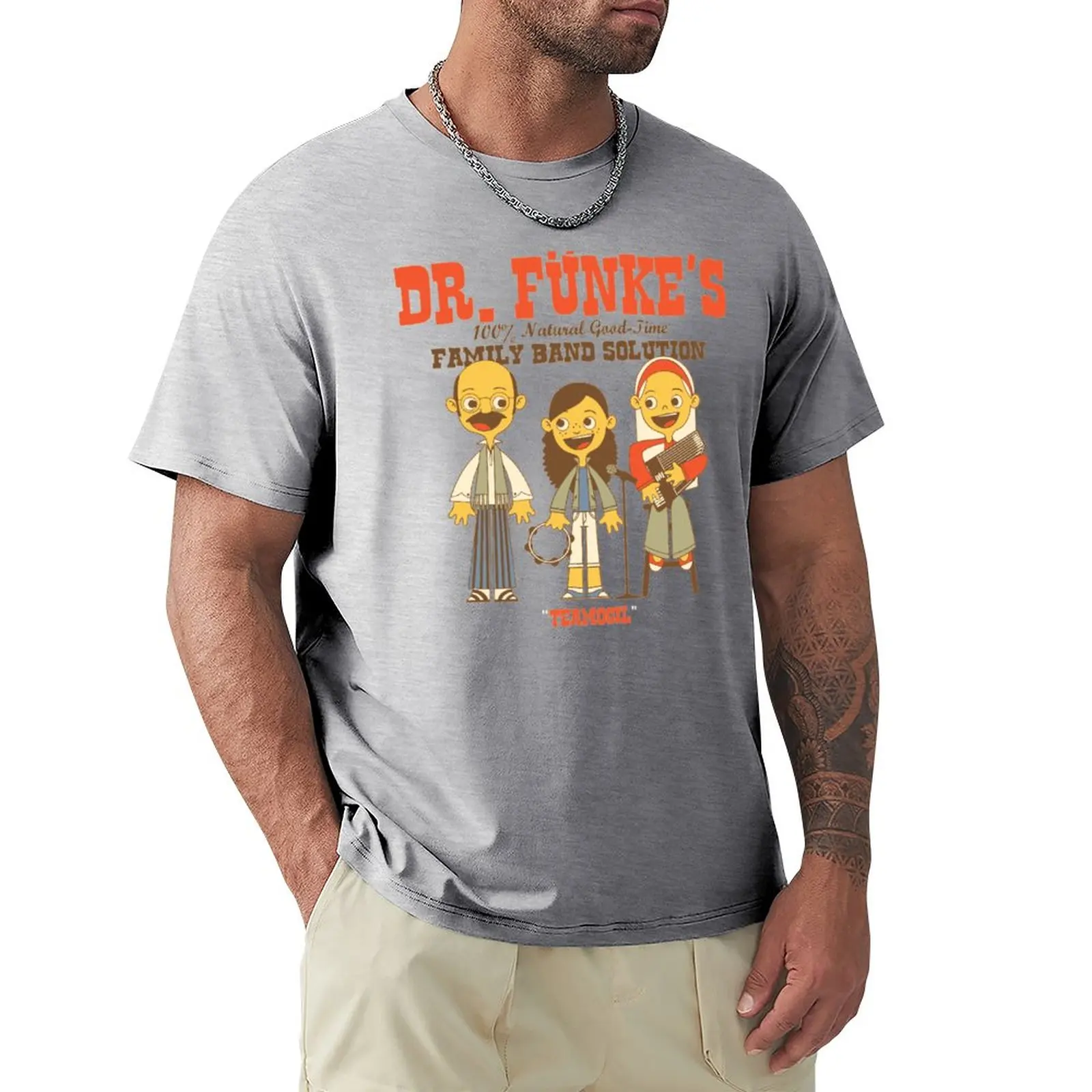 Teamocil With Dr. Funke's 100% Natural Good Time Family Band Solution T-Shirt tops boys animal print men clothes
Teamocil With Dr. Funke's 100% Natural Good Time Family Band Solution T-Shirt tops boys animal print men clothes