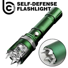 Hidden Attack Head Flashlight Self Defense Tactical LED Flashlight 18650/AAA Battery Lantern Camping Adjust Focus Lamp Spiny Tip
Hidden Attack Head Flashlight Self Defense Tactical LED Flashlight 18650/AAA Battery Lantern Camping Adjust Focus Lamp Spiny Tip