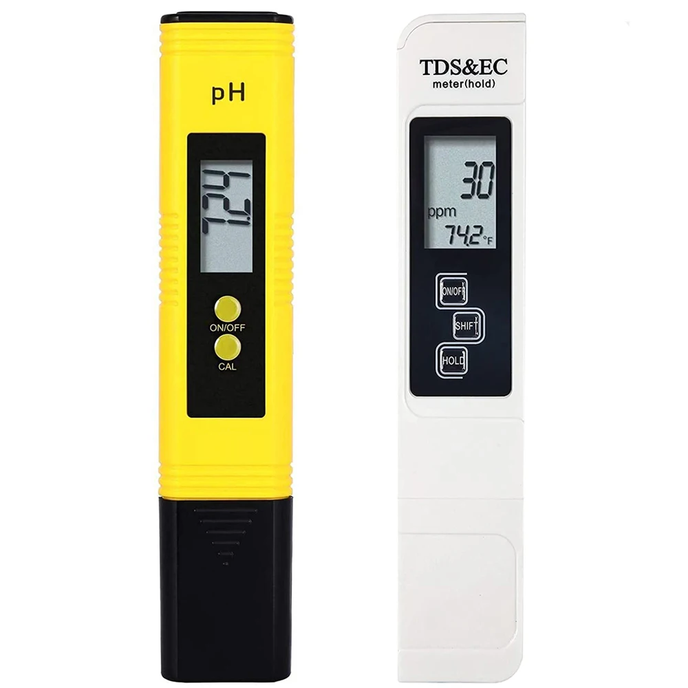 VIP PH Meter & TDS Meter Digital Water Quality Tester 0-14 PH Meter Tester 0-9990PPM TDS&EC LCD Water Filter
VIP PH Meter & TDS Meter Digital Water Quality Tester 0-14 PH Meter Tester 0-9990PPM TDS&EC LCD Water Filter