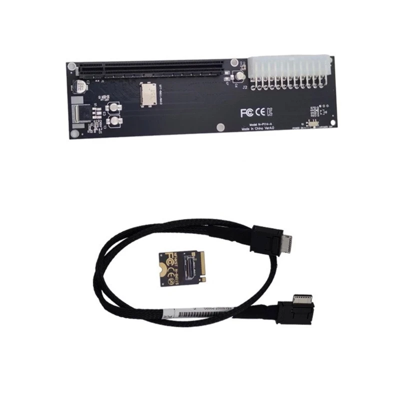 

SFF-8612 to PCIE3.0 M.2 NVME to SFF-8612 Host Adapter for Laptops