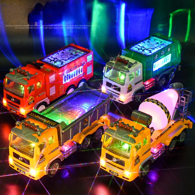 Large Size Electric Engineering Truck Kids Toy With 4D Light And Music Firetruck Loading Mixer Truck Car Toys For Boys Xmas Gift
Large Size Electric Engineering Truck Kids Toy With 4D Light And Music Firetruck Loading Mixer Truck Car Toys For Boys Xmas Gift
