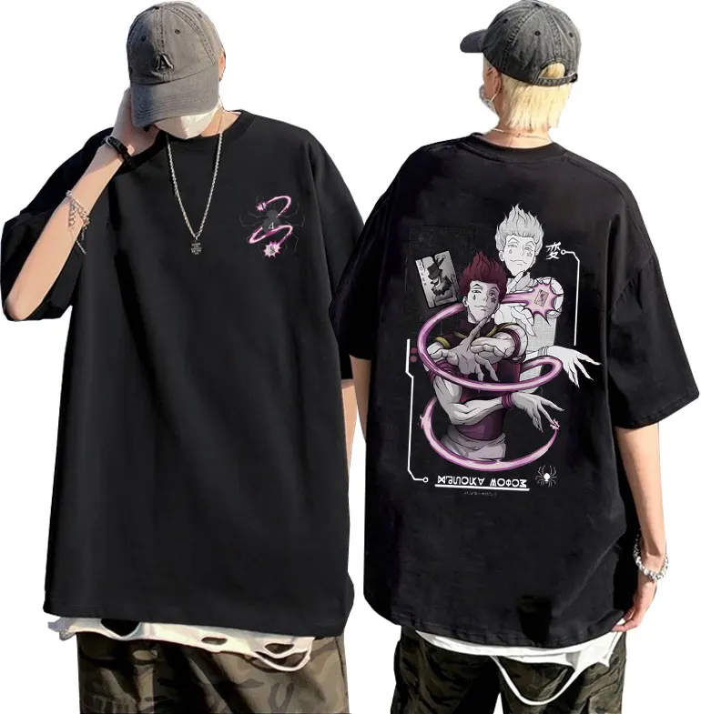 Anime Hunter X Hunter Hisoka Graphic Tshirt Male Harajuku y2k T-shirts Streetwear Men Manga Oversized Cotton Short Sleeve Tees
Anime Hunter X Hunter Hisoka Graphic Tshirt Male Harajuku y2k T-shirts Streetwear Men Manga Oversized Cotton Short Sleeve Tees