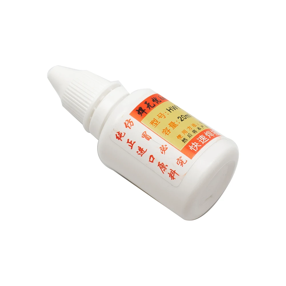 2 Bottles 20ml Solder Flux HWY-800 Solder Paste Non-toxic Copper For Stainless Steel Liquid Flux Welding Solder
2 Bottles 20ml Solder Flux HWY-800 Solder Paste Non-toxic Copper For Stainless Steel Liquid Flux Welding Solder
