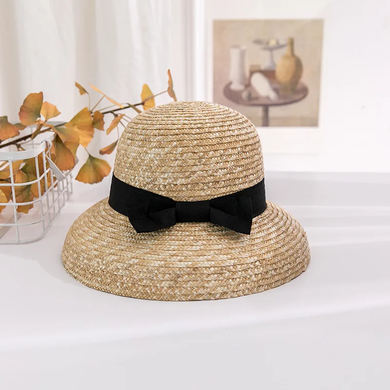 Straw Hat Women's Retro Bow Strap Straw Visor Hat Protection Straw Hat Vacation Beach Womens Hat
Straw Hat Women's Retro Bow Strap Straw Visor Hat Protection Straw Hat Vacation Beach Womens Hat