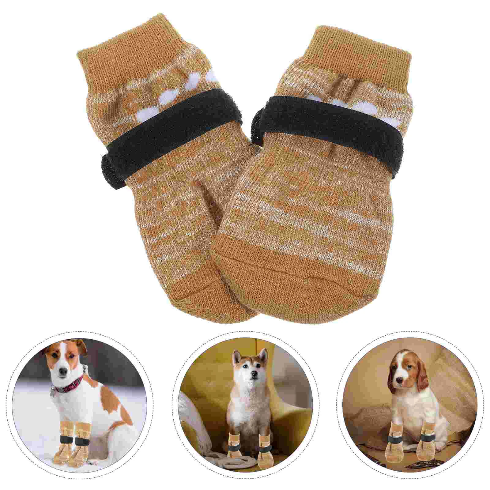 4 Pcs Pet Dog Socks Breathable Cotton Washable Paw Protectors Puppy Supplies Wear-resistant Portable Accessories
4 Pcs Pet Dog Socks Breathable Cotton Washable Paw Protectors Puppy Supplies Wear-resistant Portable Accessories