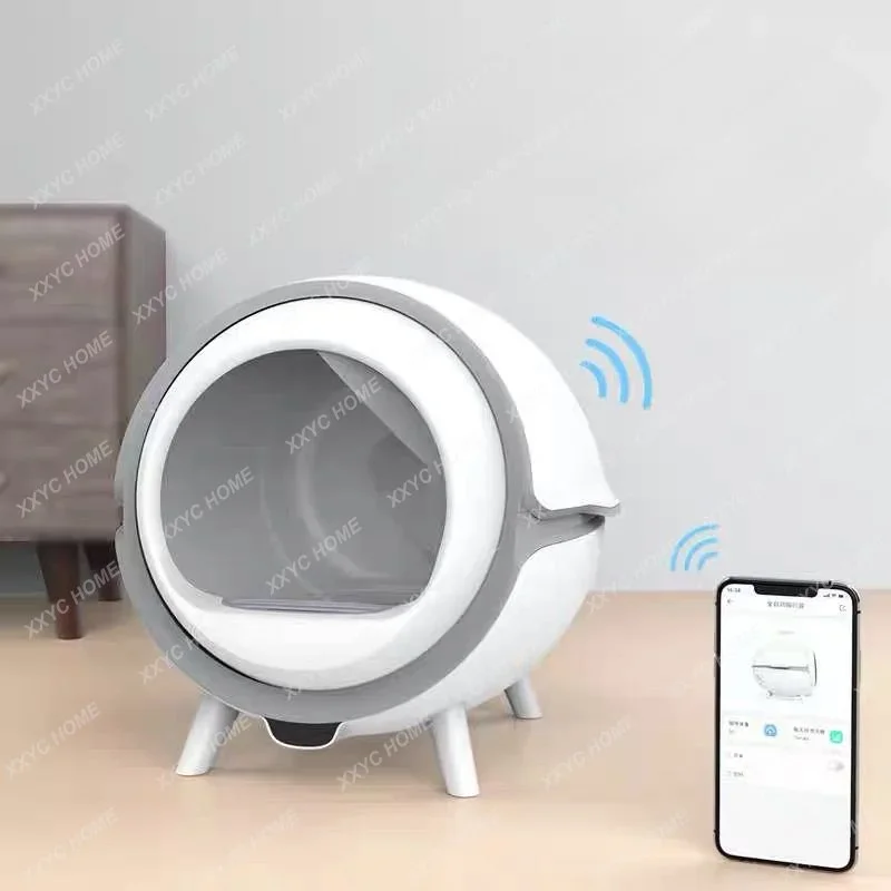 Intelligent Automatic Cleaning Litter Box Electric Shit Shovel Machine Oversized Deodorant Cat Toilet 
Intelligent Automatic Cleaning Litter Box Electric Shit Shovel Machine Oversized Deodorant Cat Toilet