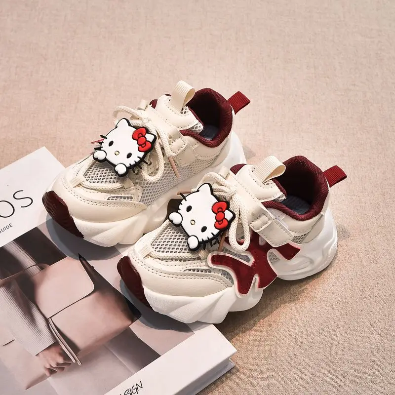 2024 Hello Kitty Y2K Girls Sneakers Sanrio Kawaii Anime Kuromi Sports Shoes Summer Sweet Cute Net Breathable Soft Bottom Shoes
2024 Hello Kitty Y2K Girls Sneakers Sanrio Kawaii Anime Kuromi Sports Shoes Summer Sweet Cute Net Breathable Soft Bottom Shoes
