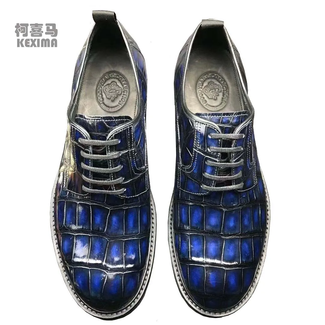 

yingshang new arrival men crocodile leather shoes male crocodile shoes men leisure shoes male casual shoes