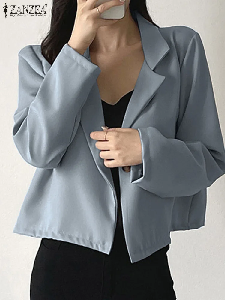 ZANZEA Autumn 2023 Women Casual Blazer Elegant Suit Collar Long Sleeve Suit Coat OL Office Wear Formal Simple Blazer Suits Femme
ZANZEA Autumn 2023 Women Casual Blazer Elegant Suit Collar Long Sleeve Suit Coat OL Office Wear Formal Simple Blazer Suits Femme