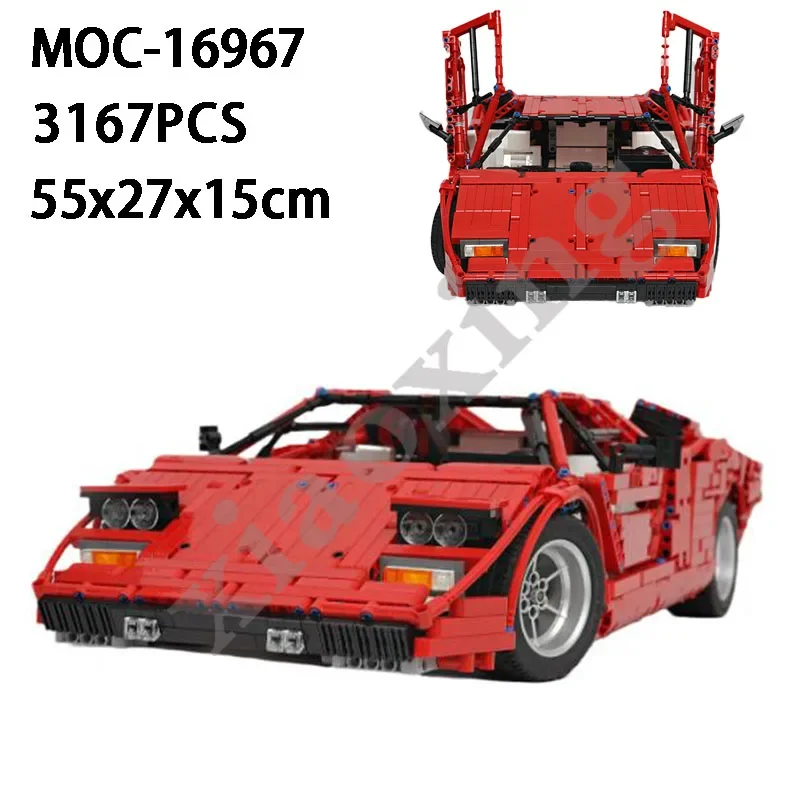 New MOC-16967 Luxury Sports Car Static Version Adult Building Block Hand-made Children's Puzzle Assembly Model Puzzle Gift Toy
New MOC-16967 Luxury Sports Car Static Version Adult Building Block Hand-made Children's Puzzle Assembly Model Puzzle Gift Toy