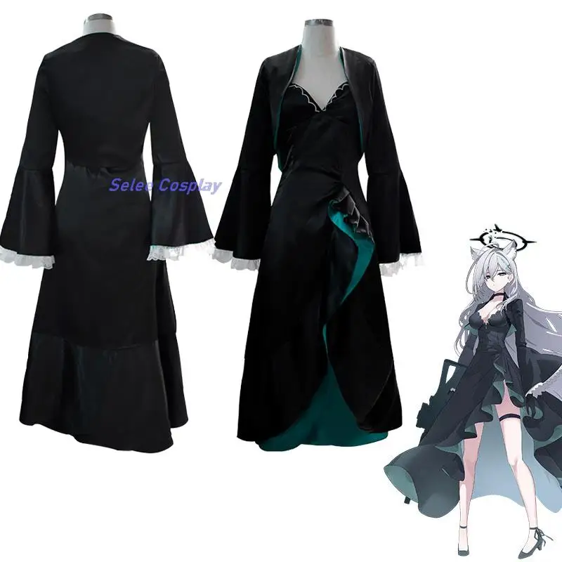 Blue Archive Sunaokami Shiroko Cosplay Costume Wig Black Evening Dress Woman Game Carnival Anime Cosplay Masquerade Ball Suit
Blue Archive Sunaokami Shiroko Cosplay Costume Wig Black Evening Dress Woman Game Carnival Anime Cosplay Masquerade Ball Suit