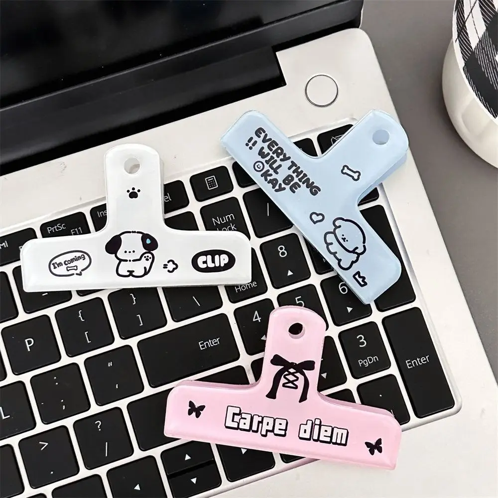 

Multi Functional Acrylic Clip ins Cute And Minimalist Hand Account Storage Test Paper Long Tail Clip Folder