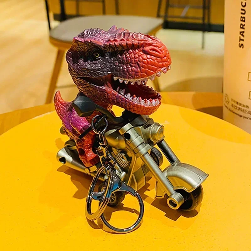 Simulated Three-dimensional Inertial Locomotive Tyrannosaurus Rex Wild Motorcycle Keychain Strange Pendant Resistant Falling
Simulated Three-dimensional Inertial Locomotive Tyrannosaurus Rex Wild Motorcycle Keychain Strange Pendant Resistant Falling
