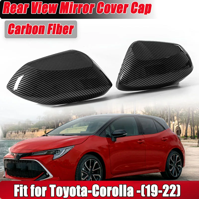 Rhyming 1 Pair Car Front Left & Right Side Door Rear View Mirror Cover Lid Trim Cap Black ABS Fit for Toyota Corolla 2019-2022
Rhyming 1 Pair Car Front Left & Right Side Door Rear View Mirror Cover Lid Trim Cap Black ABS Fit for Toyota Corolla 2019-2022
