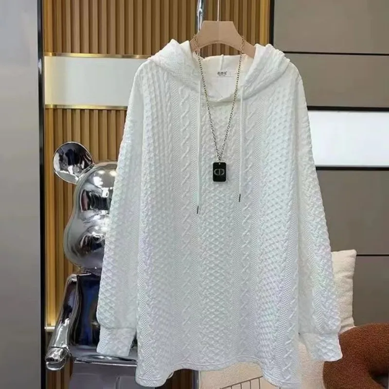 Women's Autumn Winter Fashion Solid Color Pullover Hoodie Korean Version Versatile Long Sleeve Loose Mid Length Sweatshirt Tops
Women's Autumn Winter Fashion Solid Color Pullover Hoodie Korean Version Versatile Long Sleeve Loose Mid Length Sweatshirt Tops