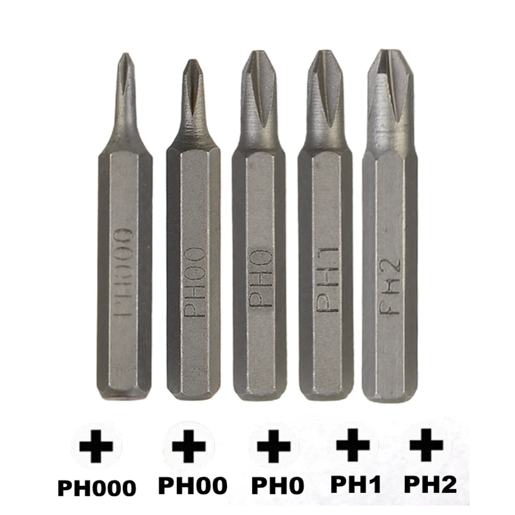 5Pcs Screwdriver Bit H4×28mm Cross Screwdriver Magnetic Bits PH0000 PH000 PH00 PH0 PH1 PH2 4mm Hex Shank Nutdrivers Hand Tools
5Pcs Screwdriver Bit H4×28mm Cross Screwdriver Magnetic Bits PH0000 PH000 PH00 PH0 PH1 PH2 4mm Hex Shank Nutdrivers Hand Tools
