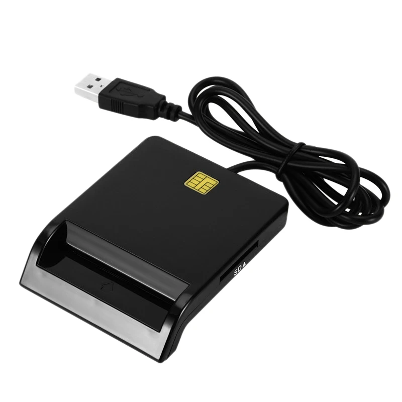 

USB SIM Smart Card Reader For Bank Card IC/ID EMV SD TF MMC Card Readers USB-CCID ISO 7816 For Windows 7 8 10 Linux OS