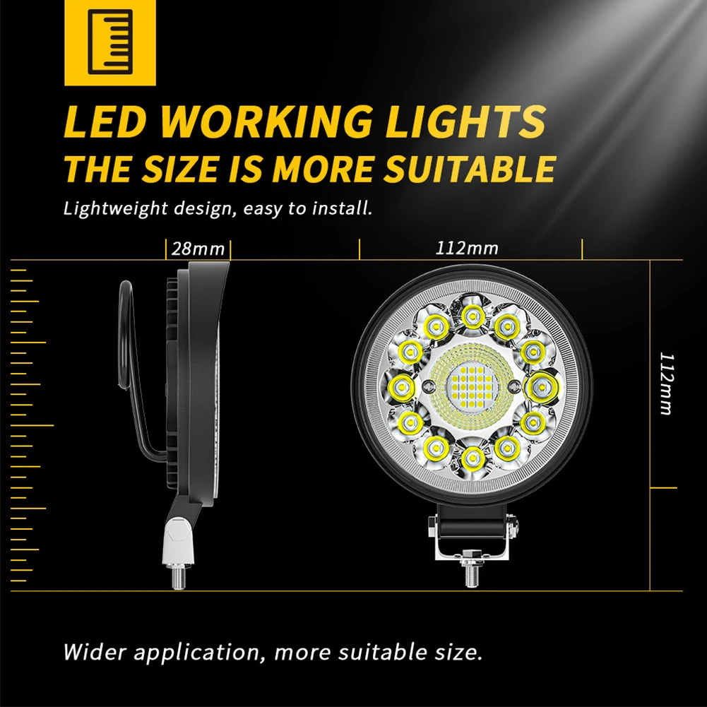 Lamp Work Light Bar LED Parts Replacement Spot Flood Beam 2PCS 6500K 99W Accessories DC9-30V Driving Fog Light
Lamp Work Light Bar LED Parts Replacement Spot Flood Beam 2PCS 6500K 99W Accessories DC9-30V Driving Fog Light