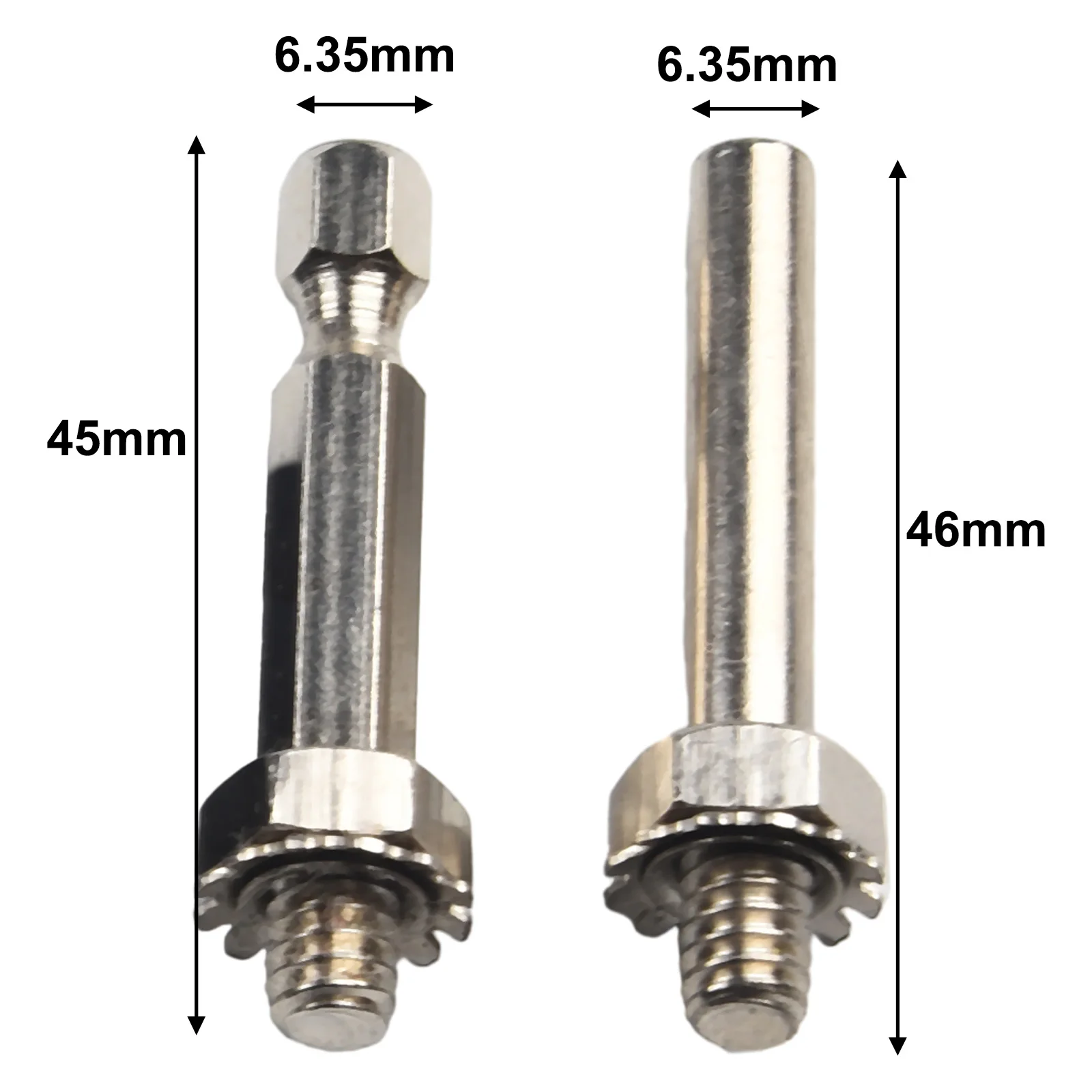 Disc Pad Holder For Quick-change Surface Sanding Discs Rotary Pad Holder With 6mm Round Shank And 6.35mm Hex Shank
Disc Pad Holder For Quick-change Surface Sanding Discs Rotary Pad Holder With 6mm Round Shank And 6.35mm Hex Shank