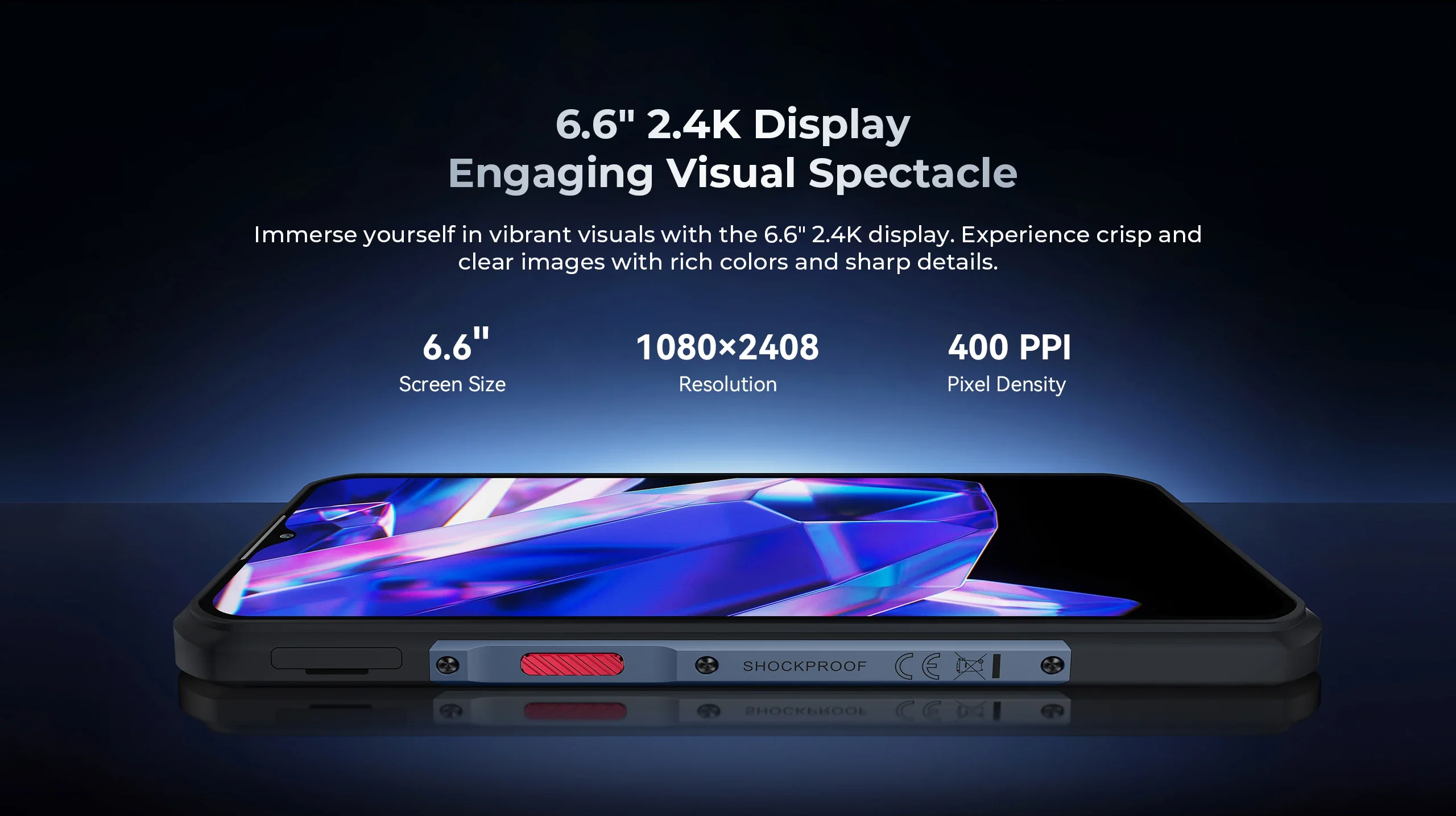 Oukitel WP35 5G Rugged Smartphone 24GB+256GB Android 14 6.6