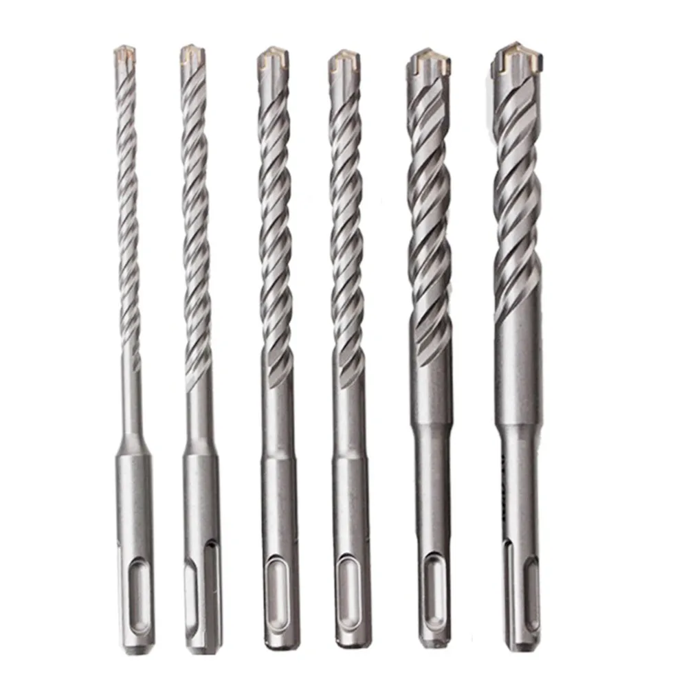 

222 Concrete SDS Plus Drill Bit Cross Tips Wall Brick Block Drilling Bits 160mm For Cement Wood Ceramic Tile