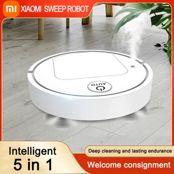 Xiaomi 2024 Five-in-one Smart Sweeping Robot Ultra-quiet Remote Control Vacuum Cleaner Wireless Mopping Machine for Home Use