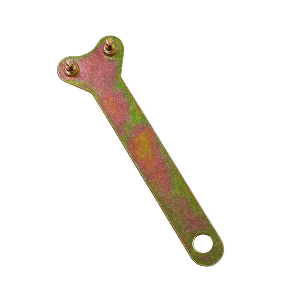 

1 Angle Grinder Key Flanged Wrench Metal 2-jaw Type 100 Angle Grinder Wrench Spanner For Power Tool Accessories Arbors Fasteners