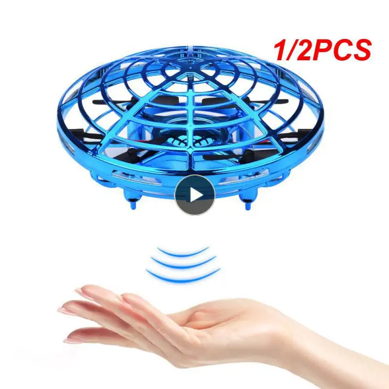 

1/2PCS new fidget finger spinner Flying spinner returning gyro Kids toy gift outdoor gaming saucer UFO Drone