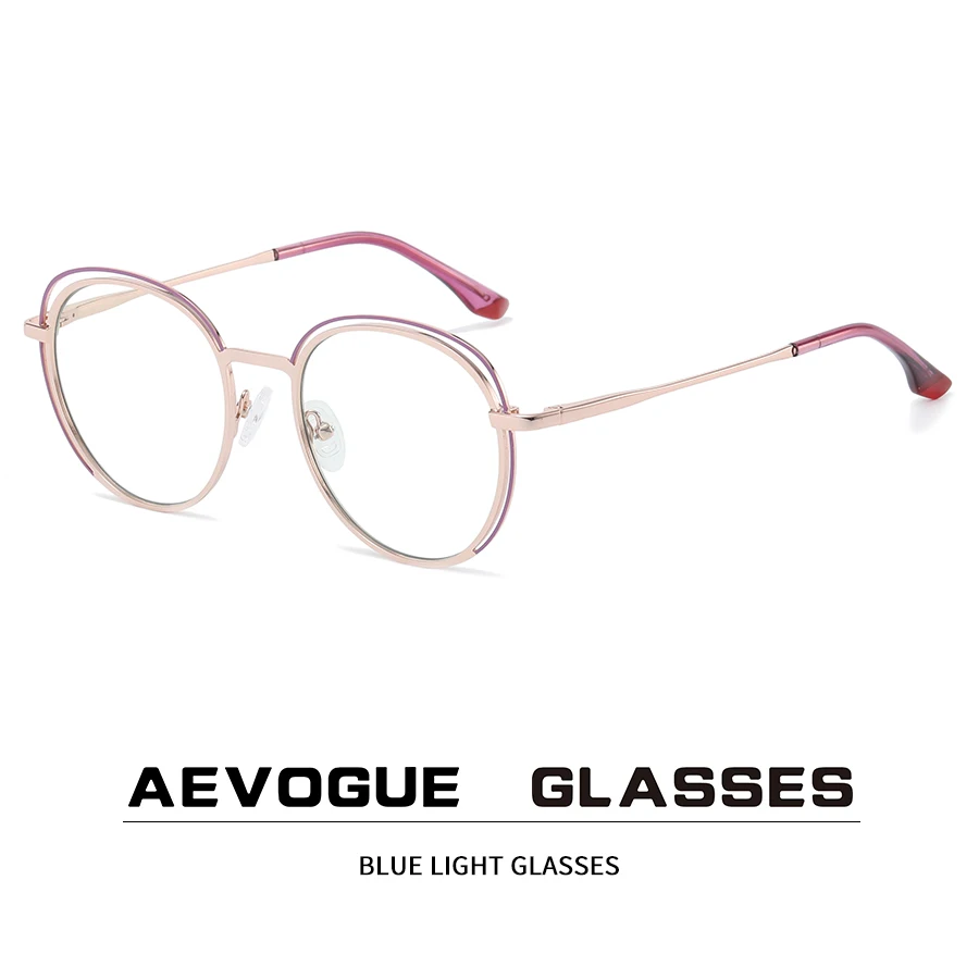 AEVOGUE Anti Blue Light Glasses Spectacle Cat Eye Glasses Eyeglasses Metal Glasses Women Fashion AE1334
AEVOGUE Anti Blue Light Glasses Spectacle Cat Eye Glasses Eyeglasses Metal Glasses Women Fashion AE1334