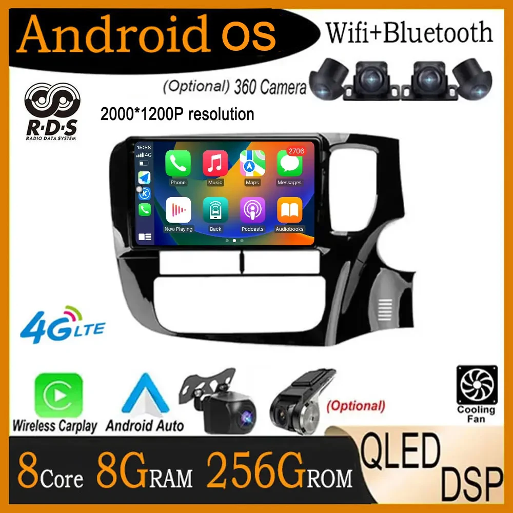 Правый руль Android 14 для Mitsubishi Outlander 3 GF0W GG0W 2012-2018 Автомобильная стерео Мультимедиа Навигация Carplay экран
Правый руль Android 14 для Mitsubishi Outlander 3 GF0W GG0W 2012-2018 Автомобильная стерео Мультимедиа Навигация Carplay экран