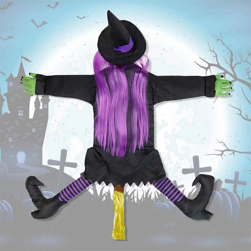 53-дюймовые украшения для Хэллоуина, разбивание ведьмы на дерево, разбивание ведьмы, прочный реквизит для крыльца 
53-дюймовые украшения для Хэллоуина, разбивание ведьмы на дерево, разбивание ведьмы, прочный реквизит для крыльца