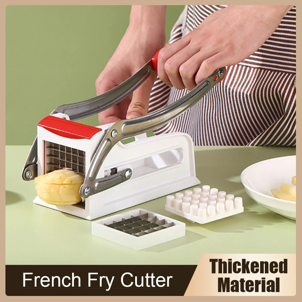 1PCS Stainless Steel French Fries Slicer Kitchen Manual Vegetable Cutter For Tomato Potato Cooking Slicer Kitchen Gadgets
1PCS Stainless Steel French Fries Slicer Kitchen Manual Vegetable Cutter For Tomato Potato Cooking Slicer Kitchen Gadgets