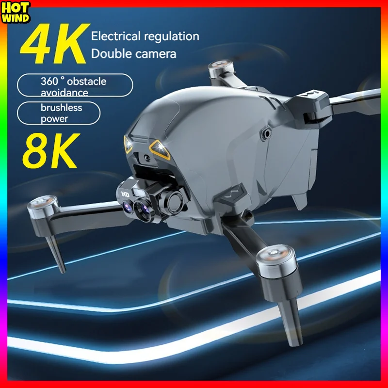 

New S177 4k Drone Professional Obstacle Avoidance 8k Dualhd Camera 5g Brushless Motor Foldable Quadcopter Gifts Toys