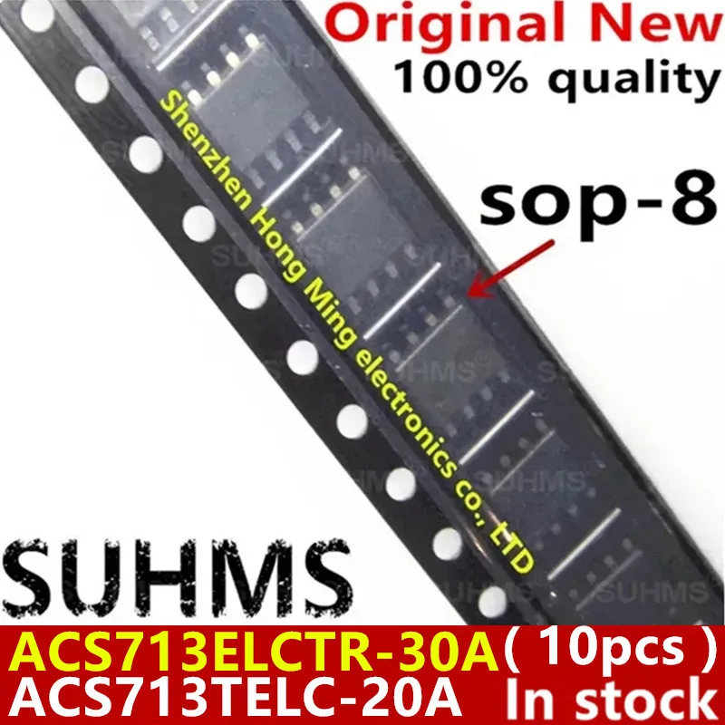

(10piece)100% New ACS713TELC-20A ACS713ELCTR-30A ACS713TELC ACS713T ACS713 SOP-8 Chipset