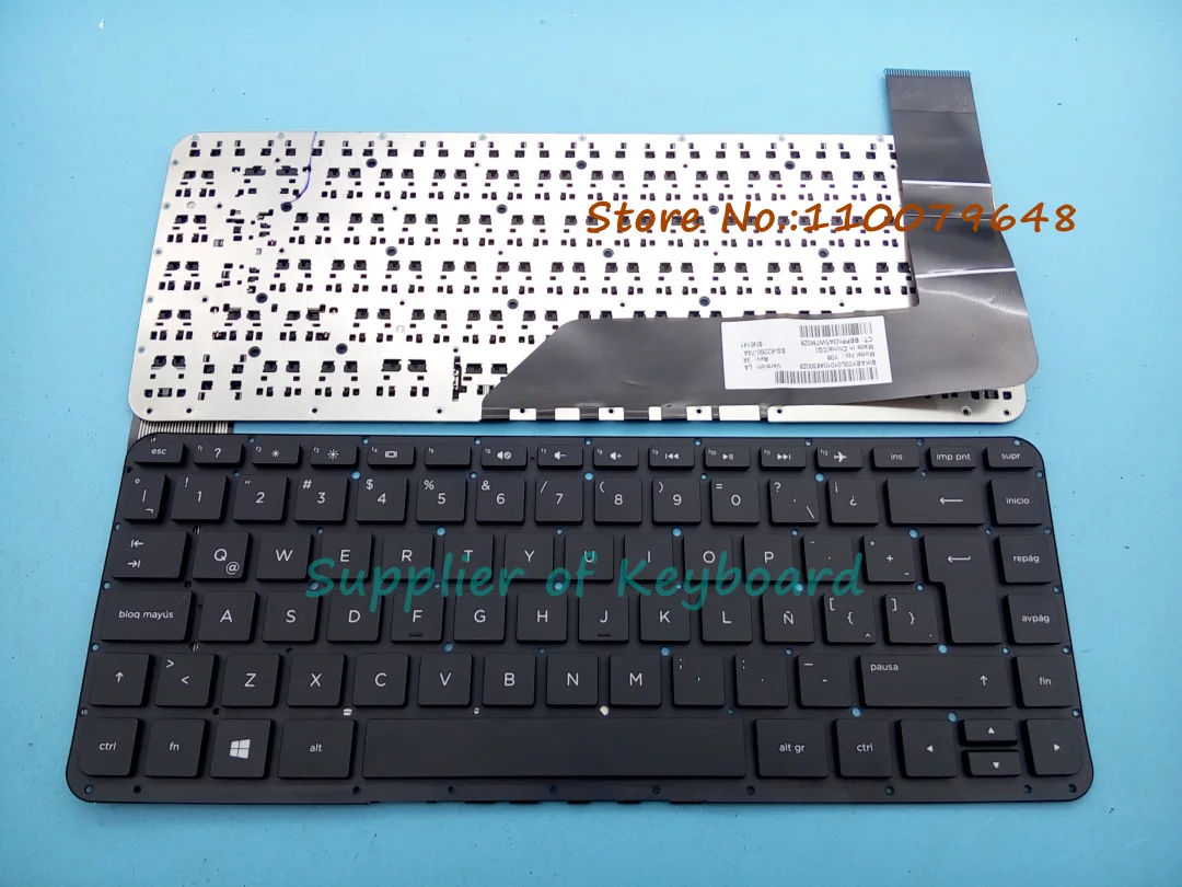 

Новая клавиатура с испанской раскладкой для ноутбука HP Slatebook 14-p 14-p010nr 14-p091nr 14-p000