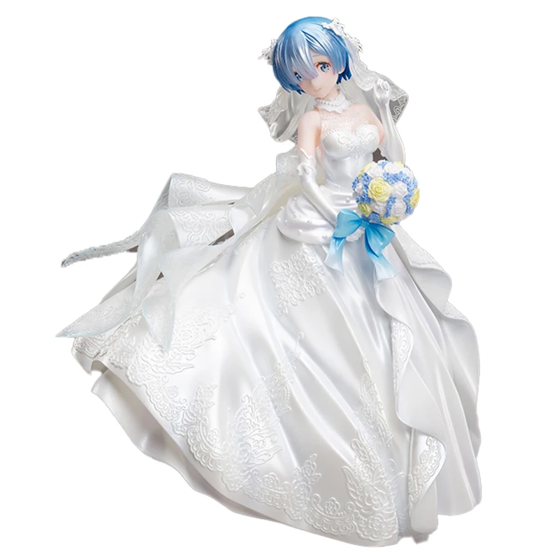 

Original Genuine F:NEX Remu Wedding Dress 1/7 23cm Authentic Products of Toy Models of Surrounding Figures and Beauties