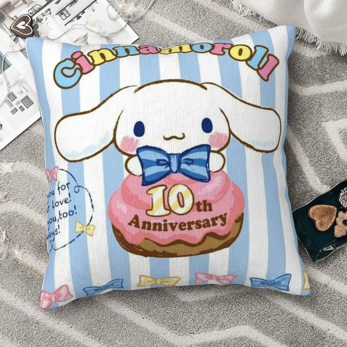 Наволочки в стиле Cinnamoroll, милый декоративный чехол для подушки, 45 х45 см, для украшения дома, гостиной, кровати, автомобиля
Наволочки в стиле Cinnamoroll, милый декоративный чехол для подушки, 45 х45 см, для украшения дома, гостиной, кровати, автомобиля