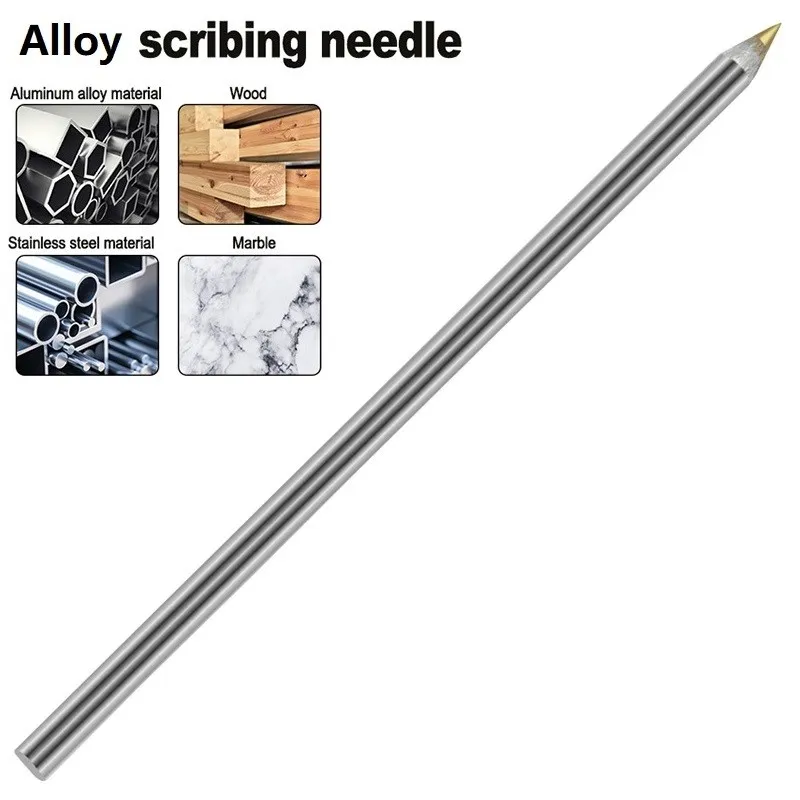 

135mm Alloy Scribe Pen Carbide Metal Wood Glass Stainless Steel Tile Cutting Marker Pencil Metalworking Woodworking Hand Tool