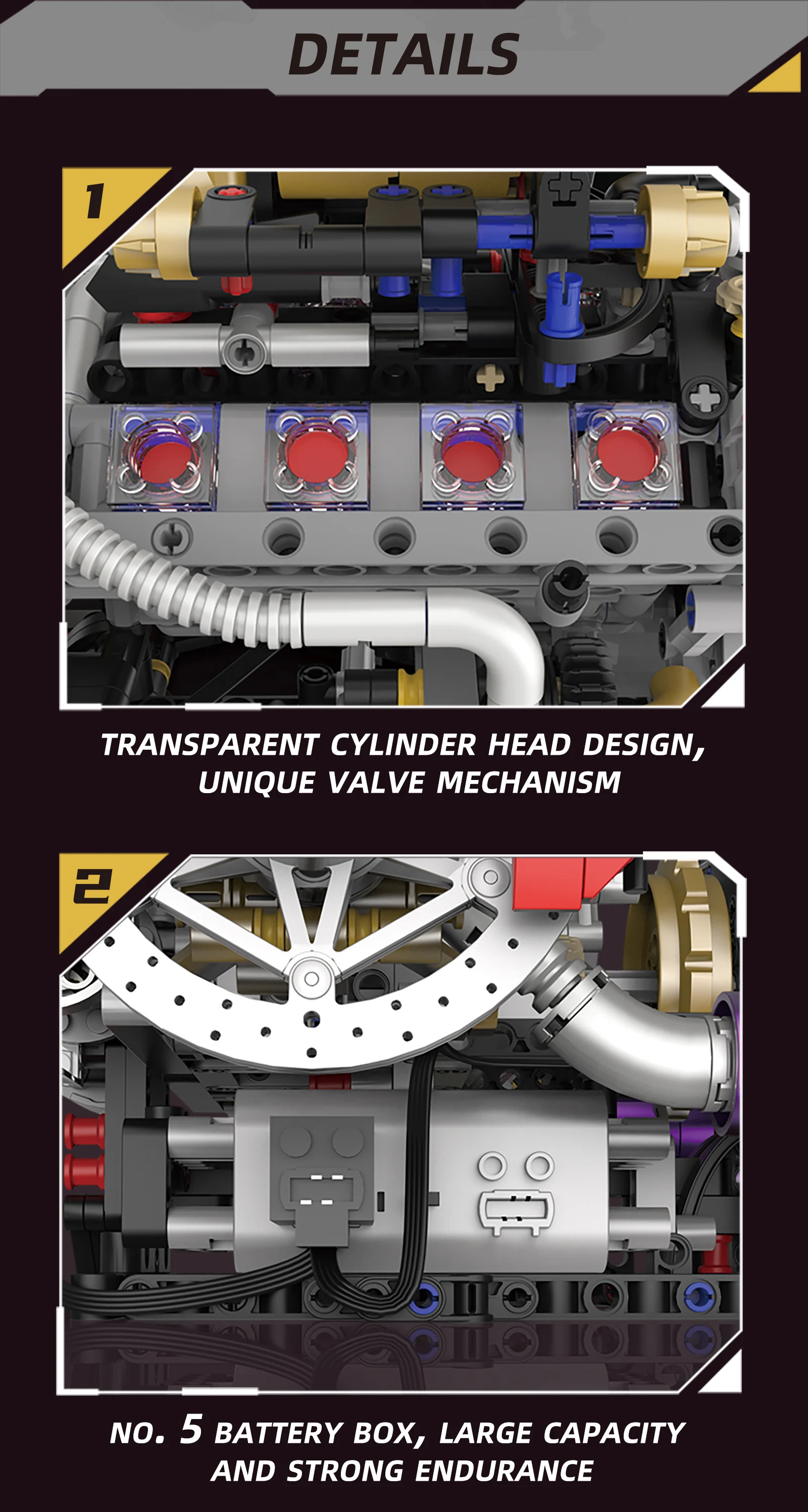 1394Pcs Technical Car Part Building Block The Motorzed V8 Engine Model Set With LED Light Assembly Brick Toys Kid Christmas Gift 1394Pcs Technical Car Part Building Block The Motorzed V8 Engine Model Set With LED Light Assembly Brick Toys Kid Christmas Gift