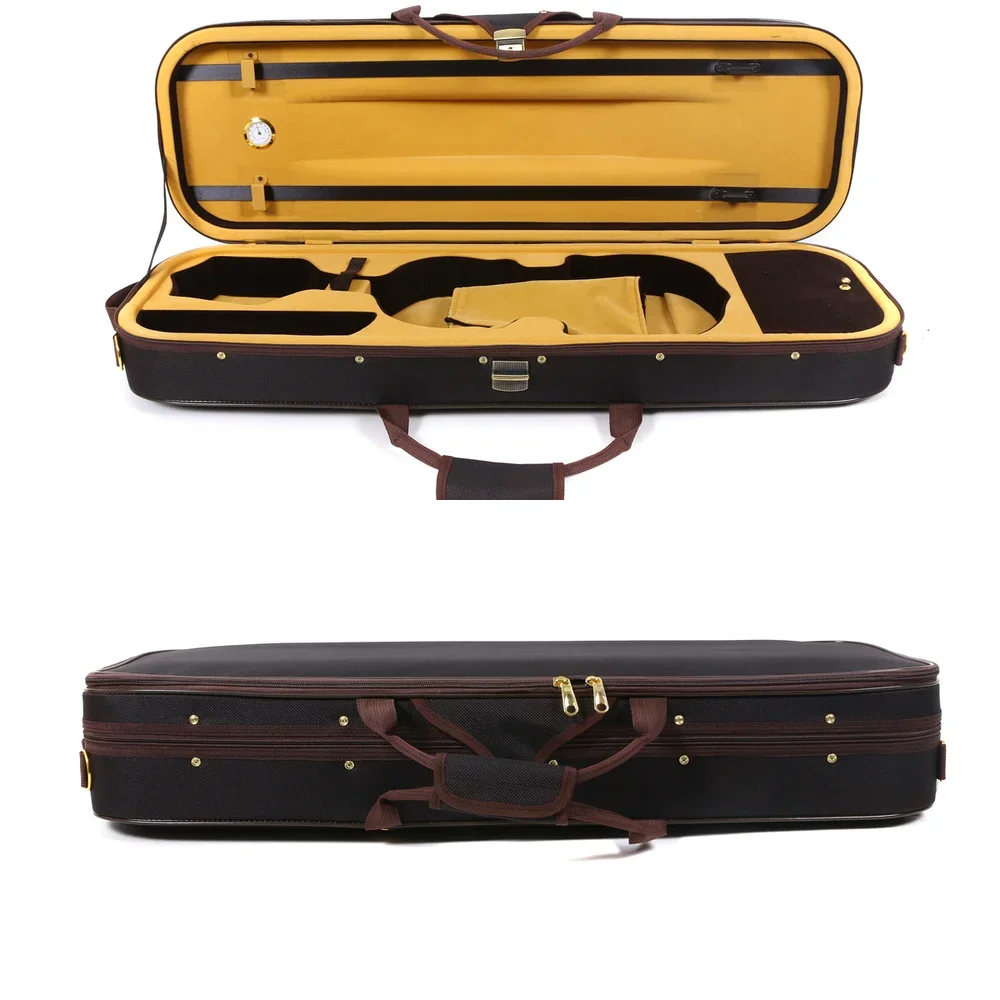 Violin Case 4/4 Full Size Violin Box Wooden Oblong Cases for Violin Straps Strong Handle Durable Carry Portable Case
Violin Case 4/4 Full Size Violin Box Wooden Oblong Cases for Violin Straps Strong Handle Durable Carry Portable Case