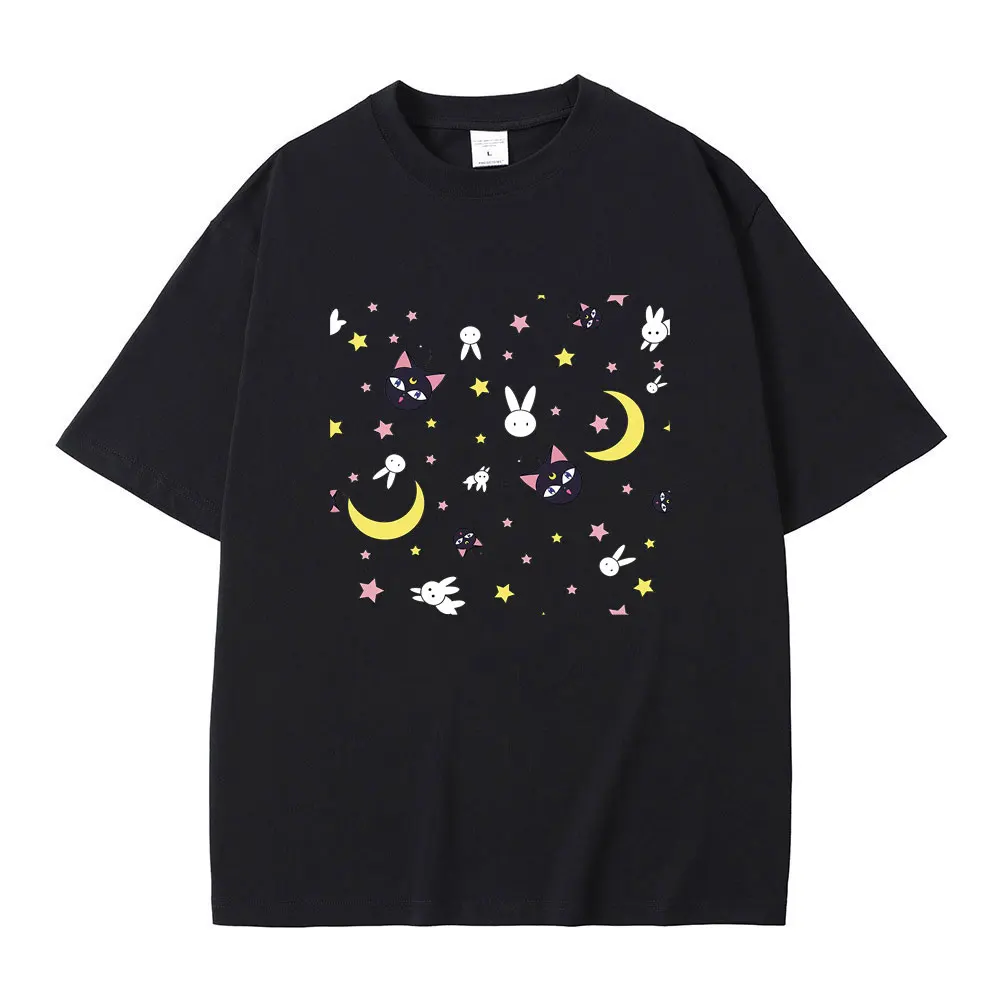 Funny Moon Cat Rabbit with Praise for Its Art Graphic T-shirt Men Women Casual Oversized Tshirt Unisex Korean Fashion Trend Tees
Funny Moon Cat Rabbit with Praise for Its Art Graphic T-shirt Men Women Casual Oversized Tshirt Unisex Korean Fashion Trend Tees