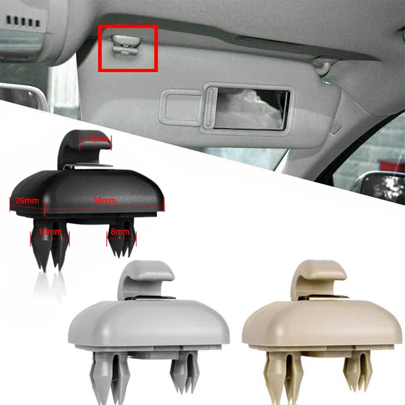 2/1Pcs Car Sun Visor Clip Gray Interior Hanger Hook Clip Bracket for Audi A1 A3 S3 A4 S4 Allroad A5 S5 Q3 Q5 8U0857562A Grey
2/1Pcs Car Sun Visor Clip Gray Interior Hanger Hook Clip Bracket for Audi A1 A3 S3 A4 S4 Allroad A5 S5 Q3 Q5 8U0857562A Grey