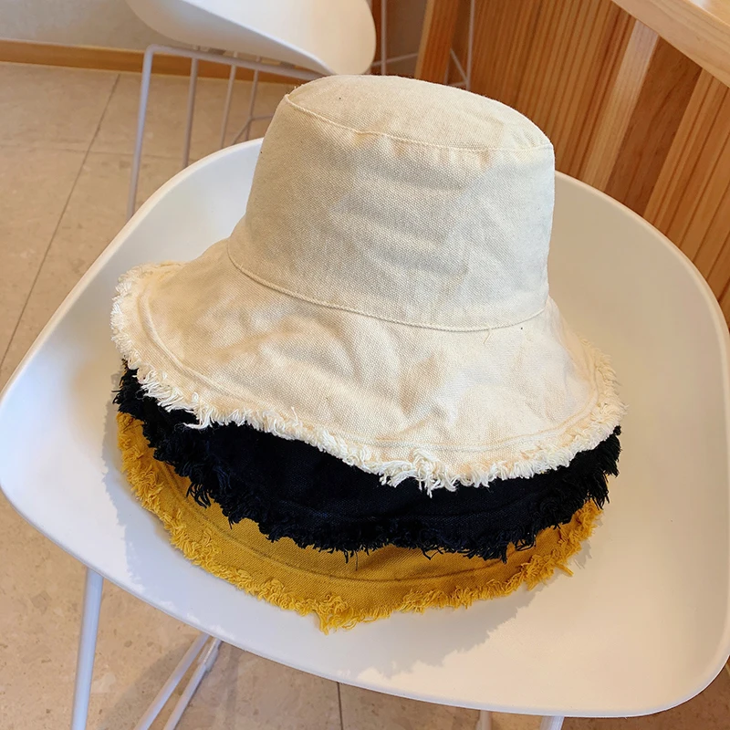 Solid Color Fisherman's Hat Female Korean Hat Female Summer Japanese Sunshade Bucket Hat Women Casual Tessel Cap
Solid Color Fisherman's Hat Female Korean Hat Female Summer Japanese Sunshade Bucket Hat Women Casual Tessel Cap