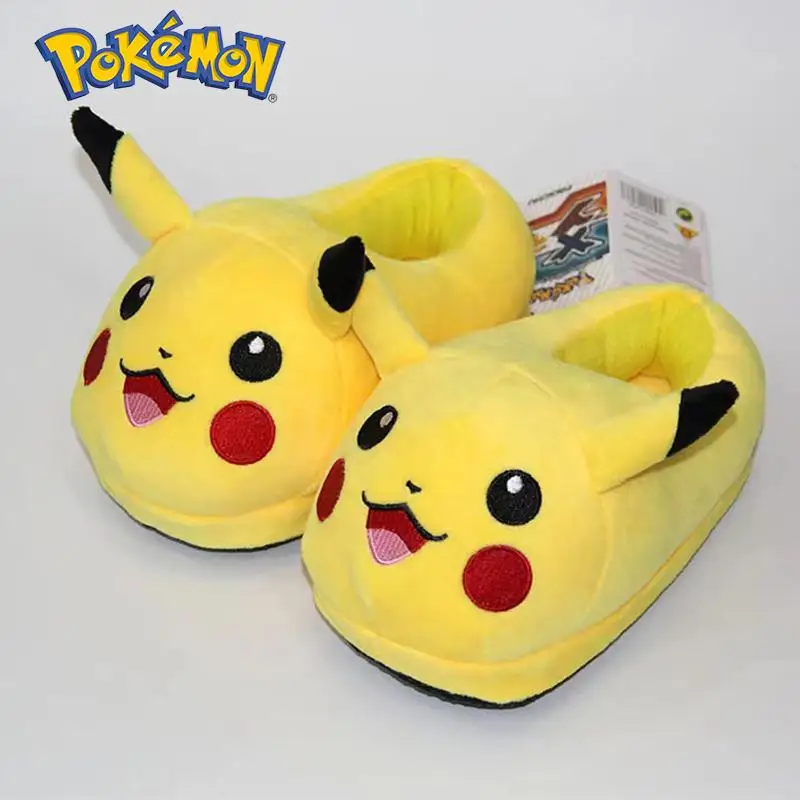 Kawaii Cartoon Anime Pikachus Plush Cotton Shoes Winter Slippers Warm Fur Indoor Home Shoes Couple Floor Cotton Slippers Gift
Kawaii Cartoon Anime Pikachus Plush Cotton Shoes Winter Slippers Warm Fur Indoor Home Shoes Couple Floor Cotton Slippers Gift