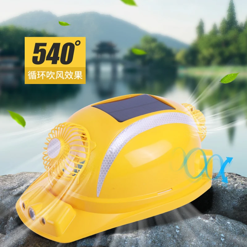 Safety Helmet Solar Lighting Sunshade Hat Four Season Fans Rechargeable Multi-function Sunscreen Thick Hat Summer Half Helmet
Safety Helmet Solar Lighting Sunshade Hat Four Season Fans Rechargeable Multi-function Sunscreen Thick Hat Summer Half Helmet