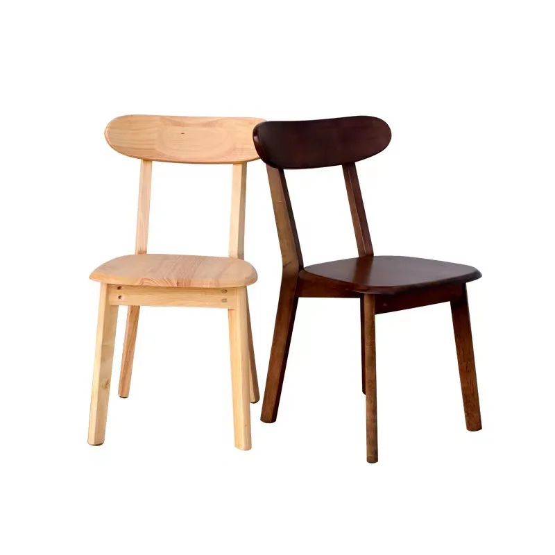 

In stock supply of Nordic solid wood dining chairs, Louis chairs, coffee shop chairs, minimalist modern home backrest chairs