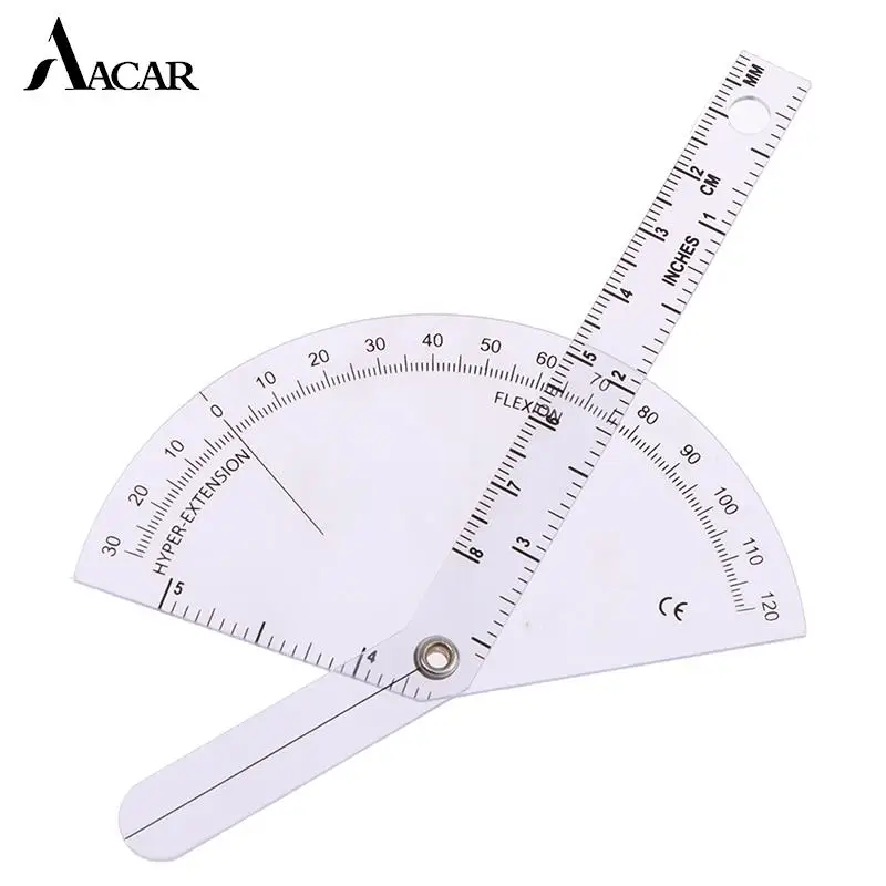 New PVC Medical Finger Goniometer Plastic Protractor 180 Degree Angle Ruler Finger Ruler 13.5*5cm Cheap Wholesale
New PVC Medical Finger Goniometer Plastic Protractor 180 Degree Angle Ruler Finger Ruler 13.5*5cm Cheap Wholesale