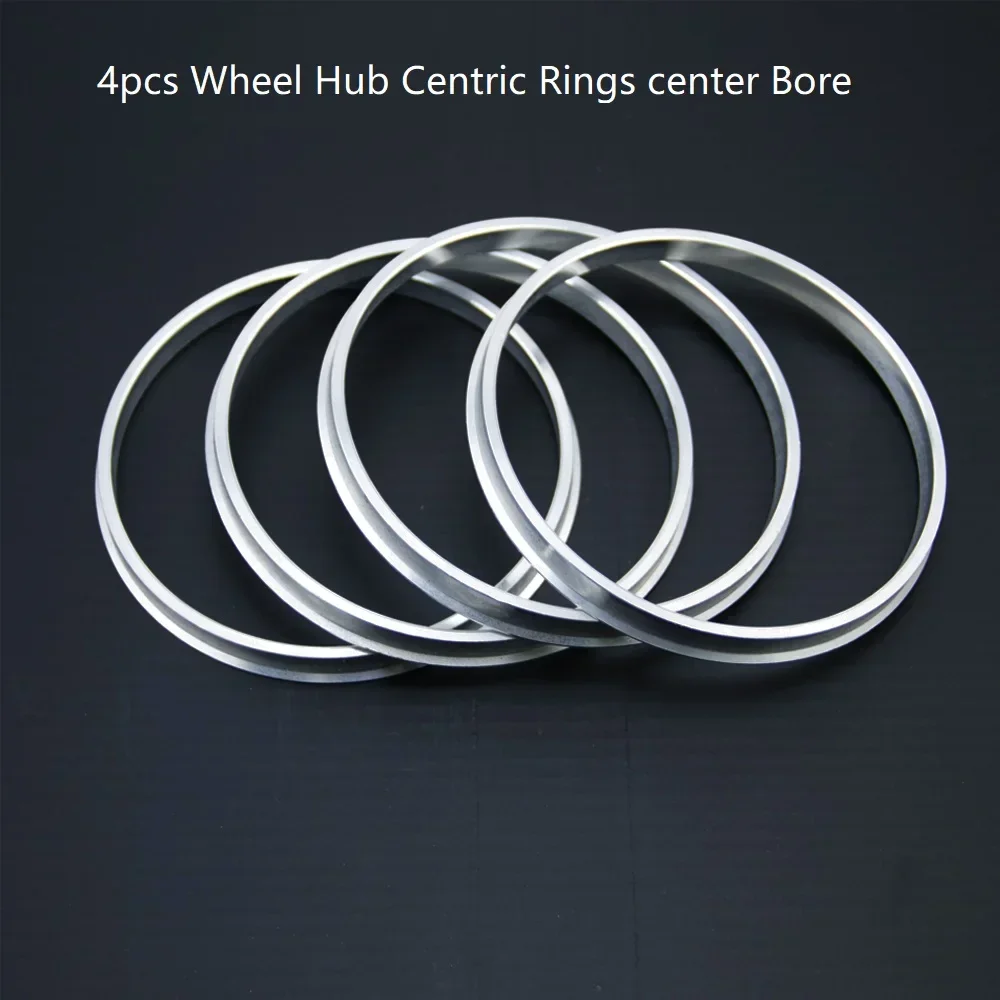 

Car Aluminium Alloy Wheel Hub Centric Rings Center Bore 4pcs Set 73.1-57.1 66.6-57.1 73.1-60.1 73.1-67.1 67.1-60.1 73.1-56.1