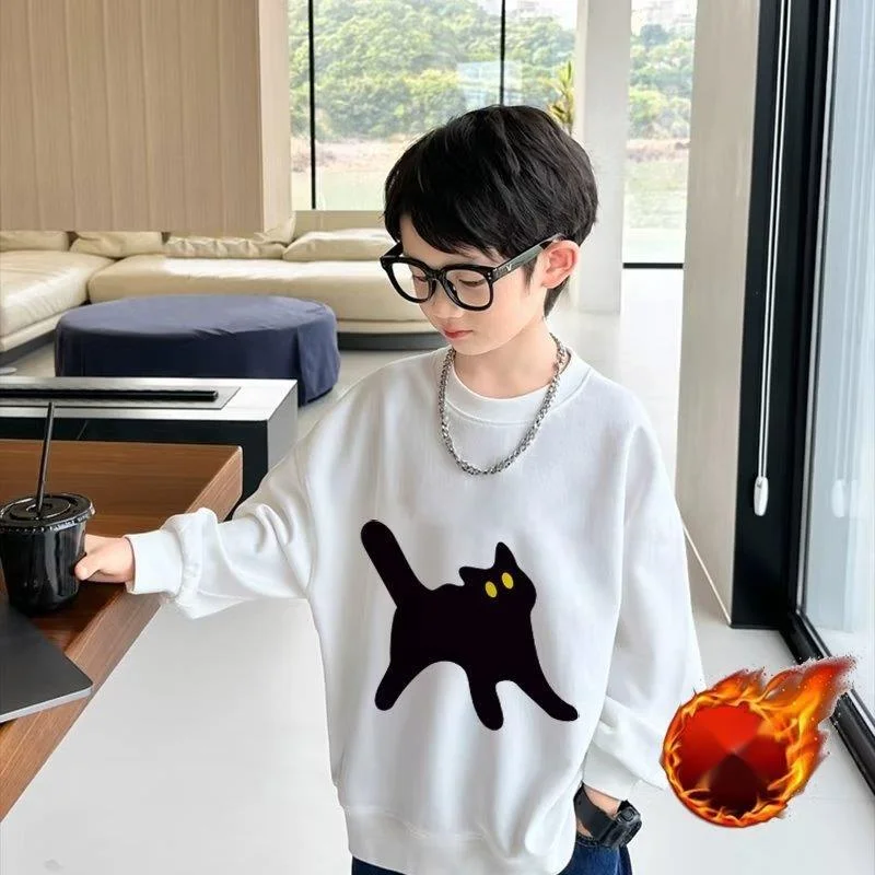 Boys' Sweater Spring and Autumn Style New Mid sized Children's Autumn Top Boys' Autumn Bottom Shirt Fashionable and Fashionable
Boys' Sweater Spring and Autumn Style New Mid sized Children's Autumn Top Boys' Autumn Bottom Shirt Fashionable and Fashionable