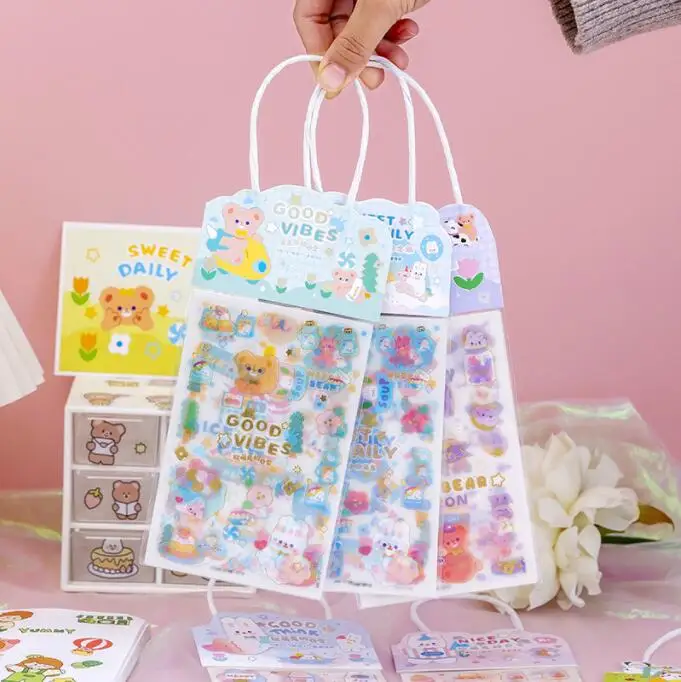 36 pack/lot Handbag Shape PET Stickers Cartoon Rabbit Bear Decorative Stationery Sticker Scrapbooking DIY Diary Stick Label
36 pack/lot Handbag Shape PET Stickers Cartoon Rabbit Bear Decorative Stationery Sticker Scrapbooking DIY Diary Stick Label